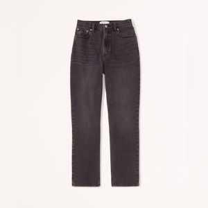Abercrombie Curve Love Ultra High Rise 90s Straight Jean